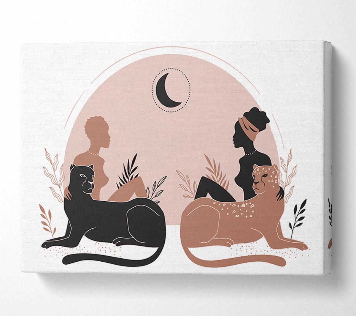 Mother Of Cats Canvas Wall Art