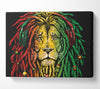 Rasta Lion Canvas Wall Art
