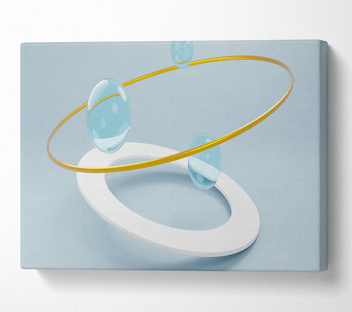 The Ringed Marble Canvas Wall Art