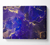 Royal Blue Glitter Canvas Wall Art