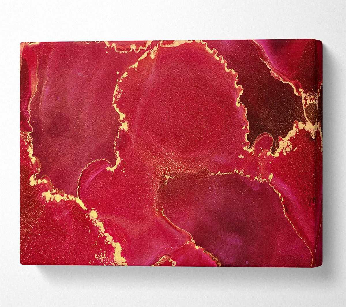 Supreme Red Glitter Canvas Wall Art
