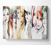 Womens Fashion Watercolour Canvas Wall Art