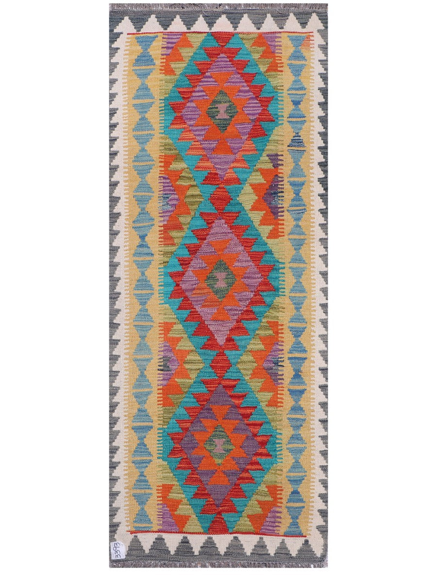 Maimana Kilim - 193 x 75 cm