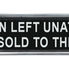25CM ALUMINIUM CHILDREN LEFT SIGN