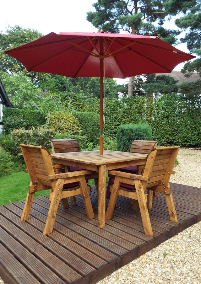 Four Seater Square Table Set