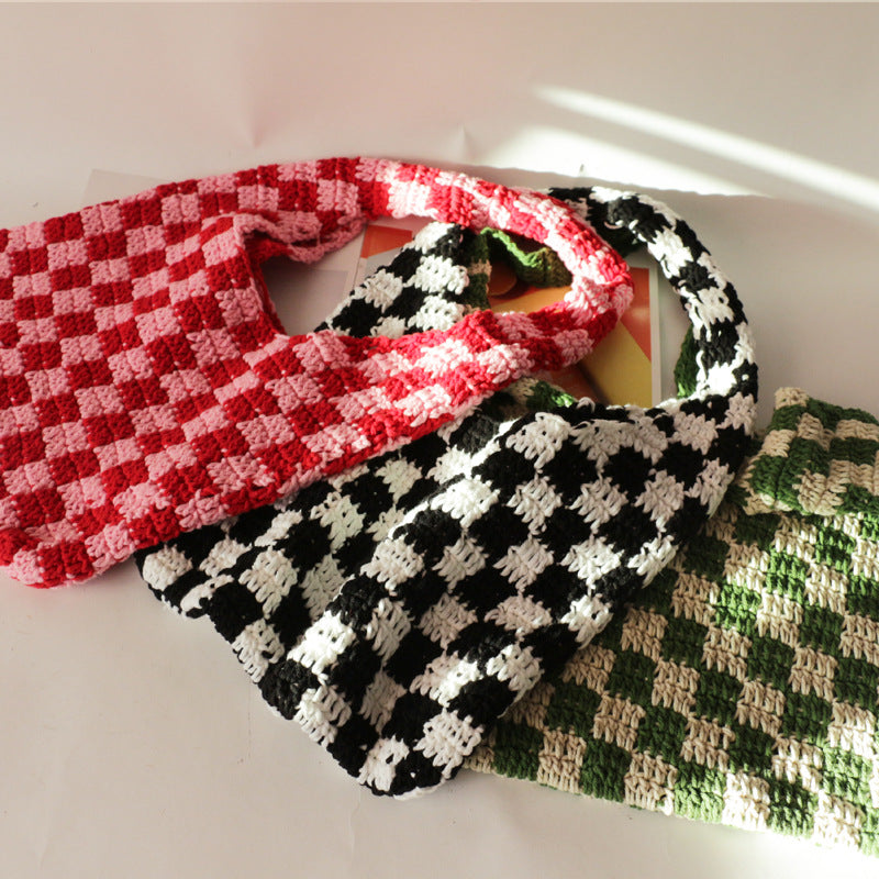 Artistic Style Wool Woven Bag Women's