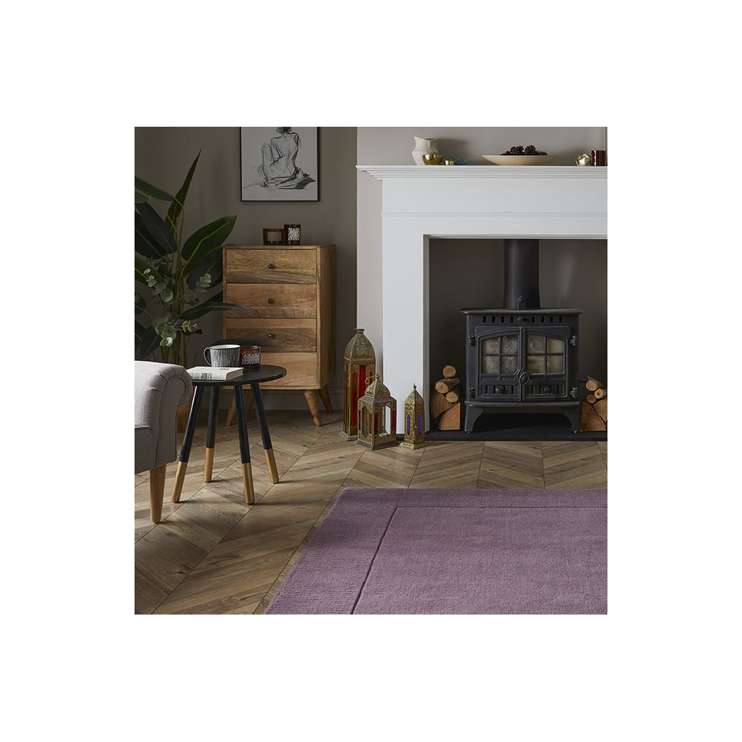 Esme Wool 80x150cm Mauve Rug