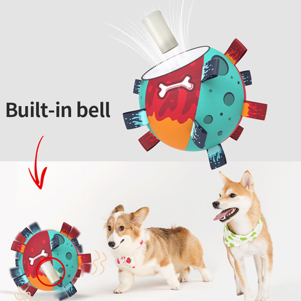 Dog Toys Soccer Ball With Straps - Interactive Dog Toy Puppy For Indoor Outdoor Tug Of War Durable Dog Water Toy Soccer Herding Balls With Handle Yard For Medium Dogs Gift For Birthday