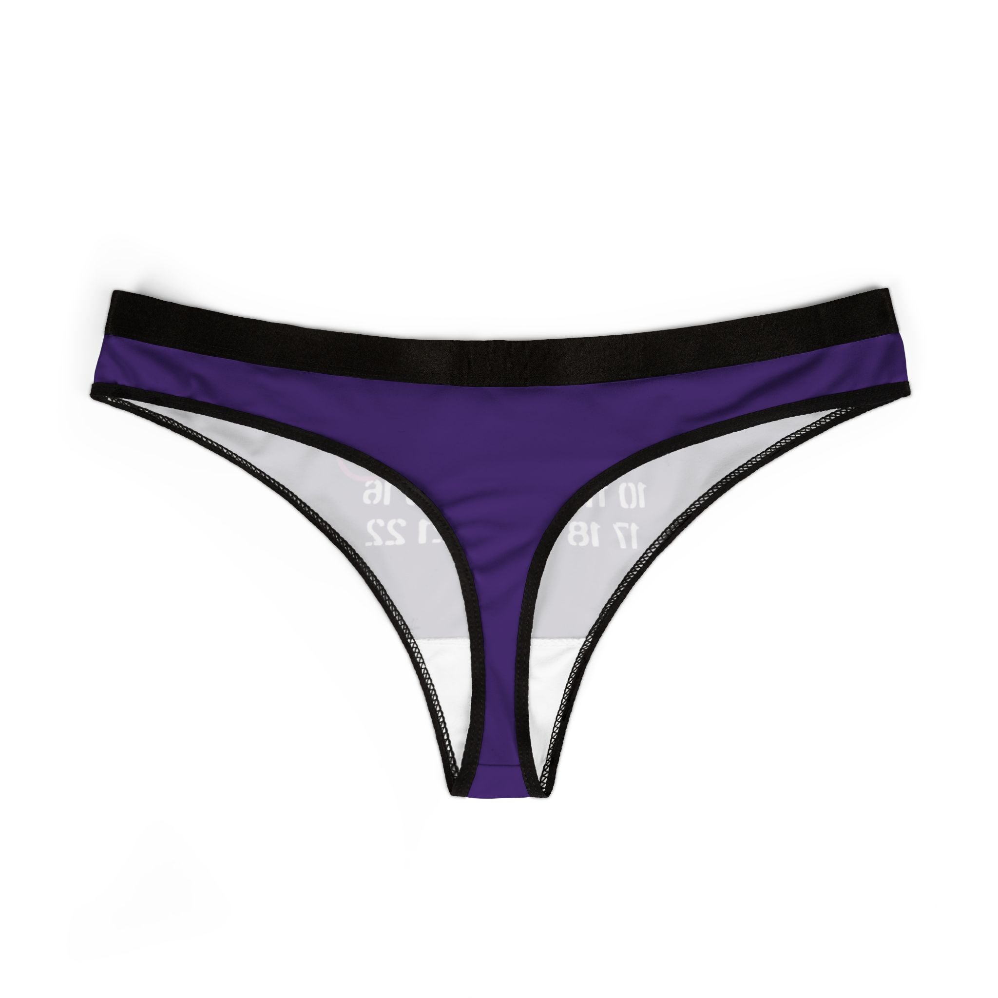 69 Thong - Bold Playful Design in Chic Pinkish-Purple, Luxurious Comfort and Seductive Style