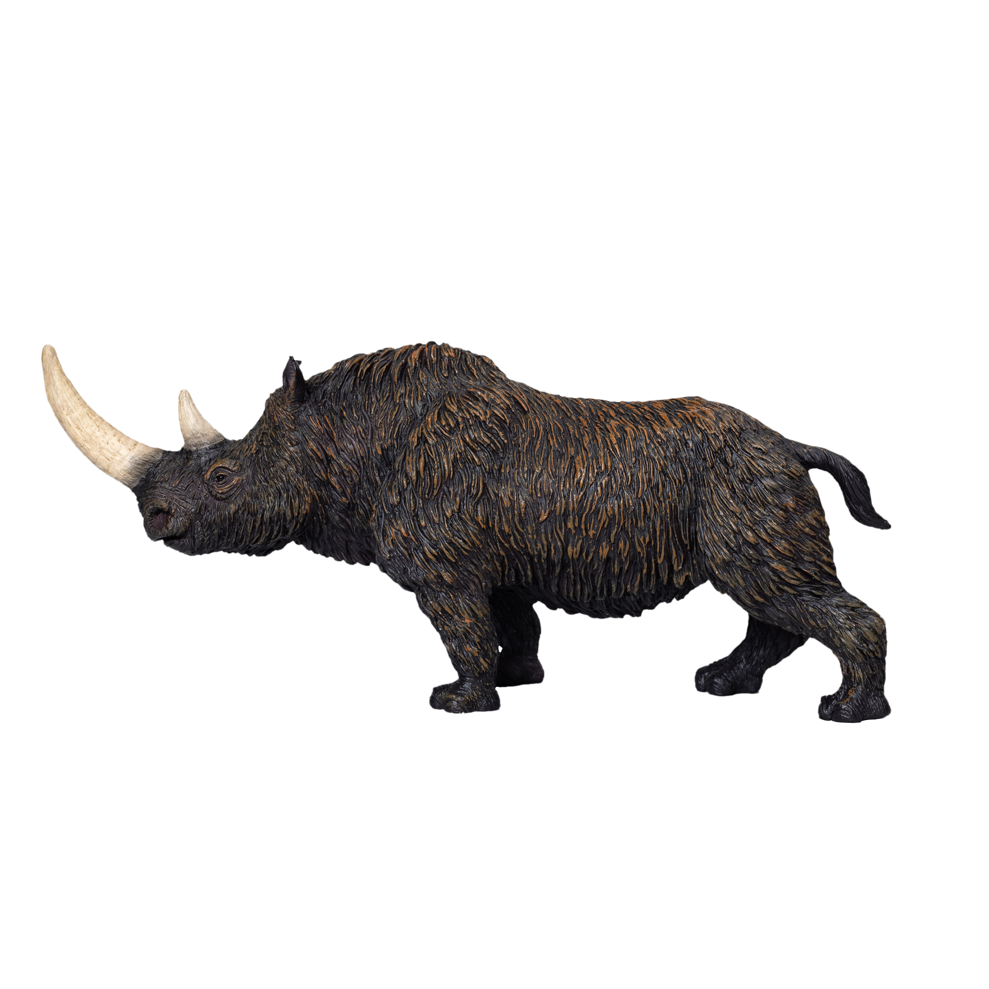 Woolly Rhino Toy Realistic Ice Age Animal Figurine