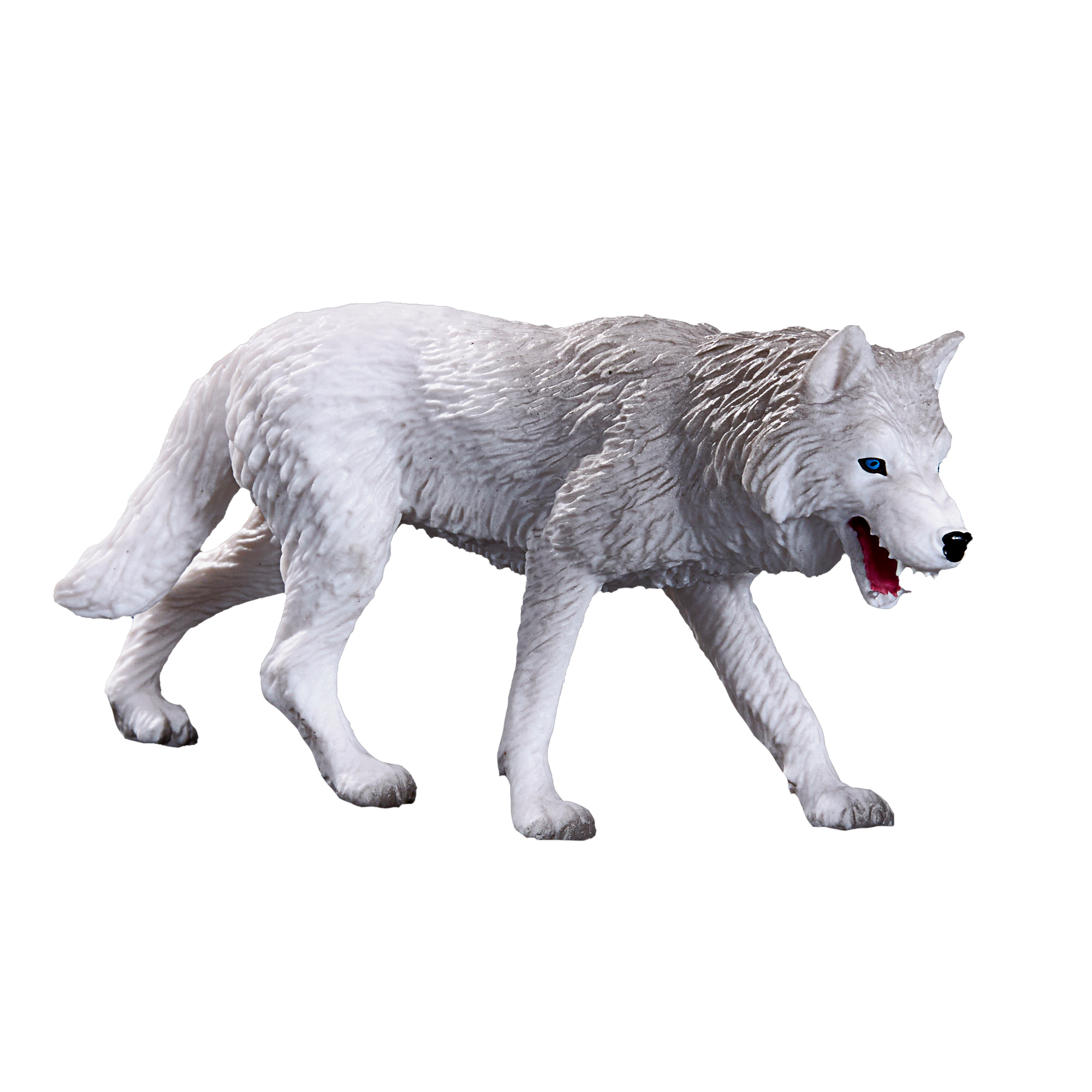 Arctic Wolf Toy Realistic Wildlife Animal Figure