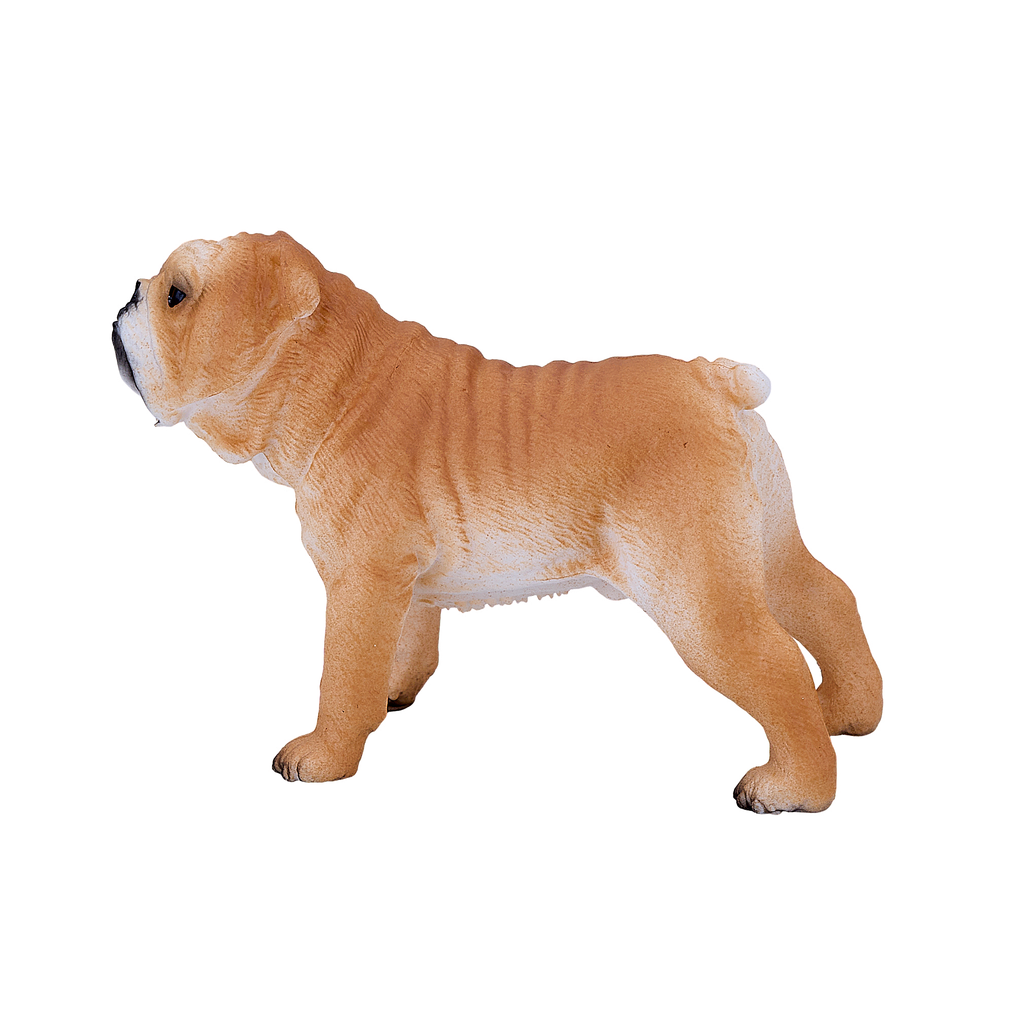 English Bulldog Toy Realistic Pet Figurine