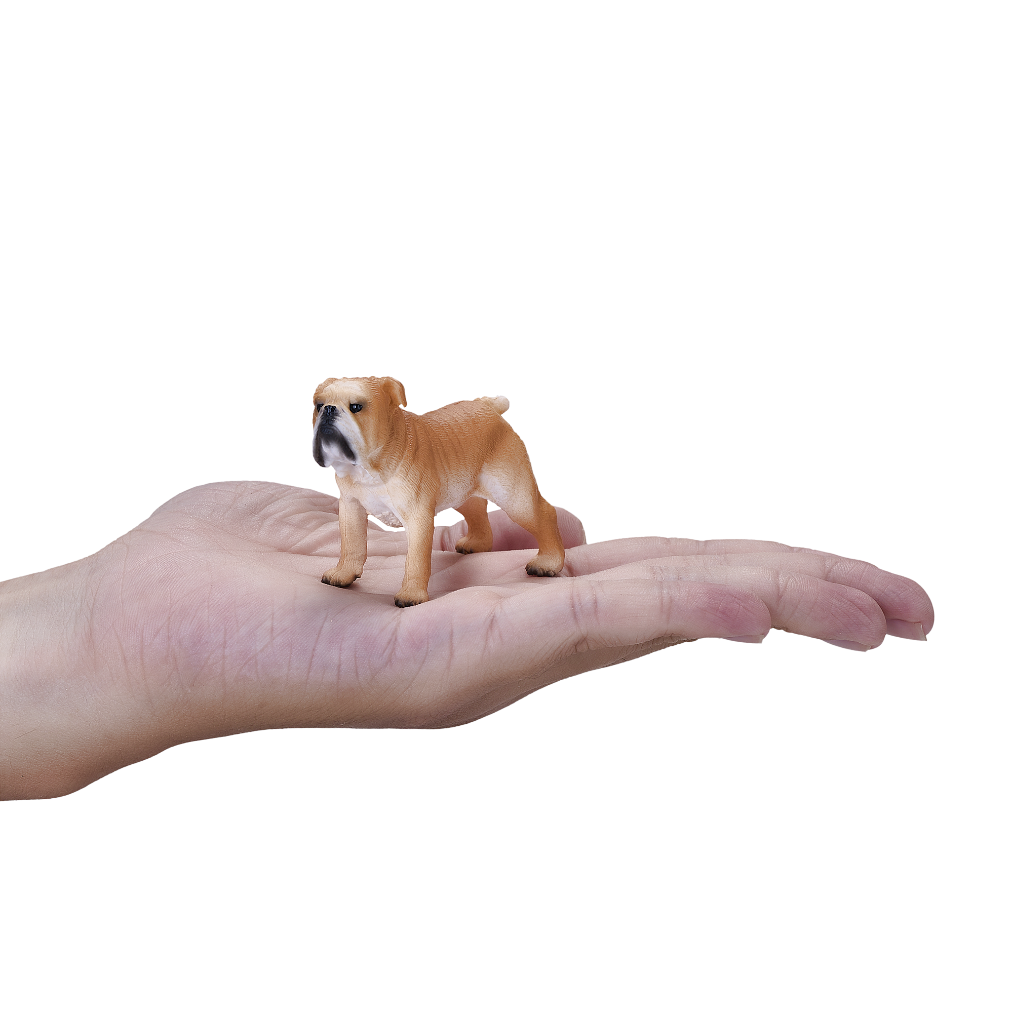 English Bulldog Toy Realistic Pet Figurine