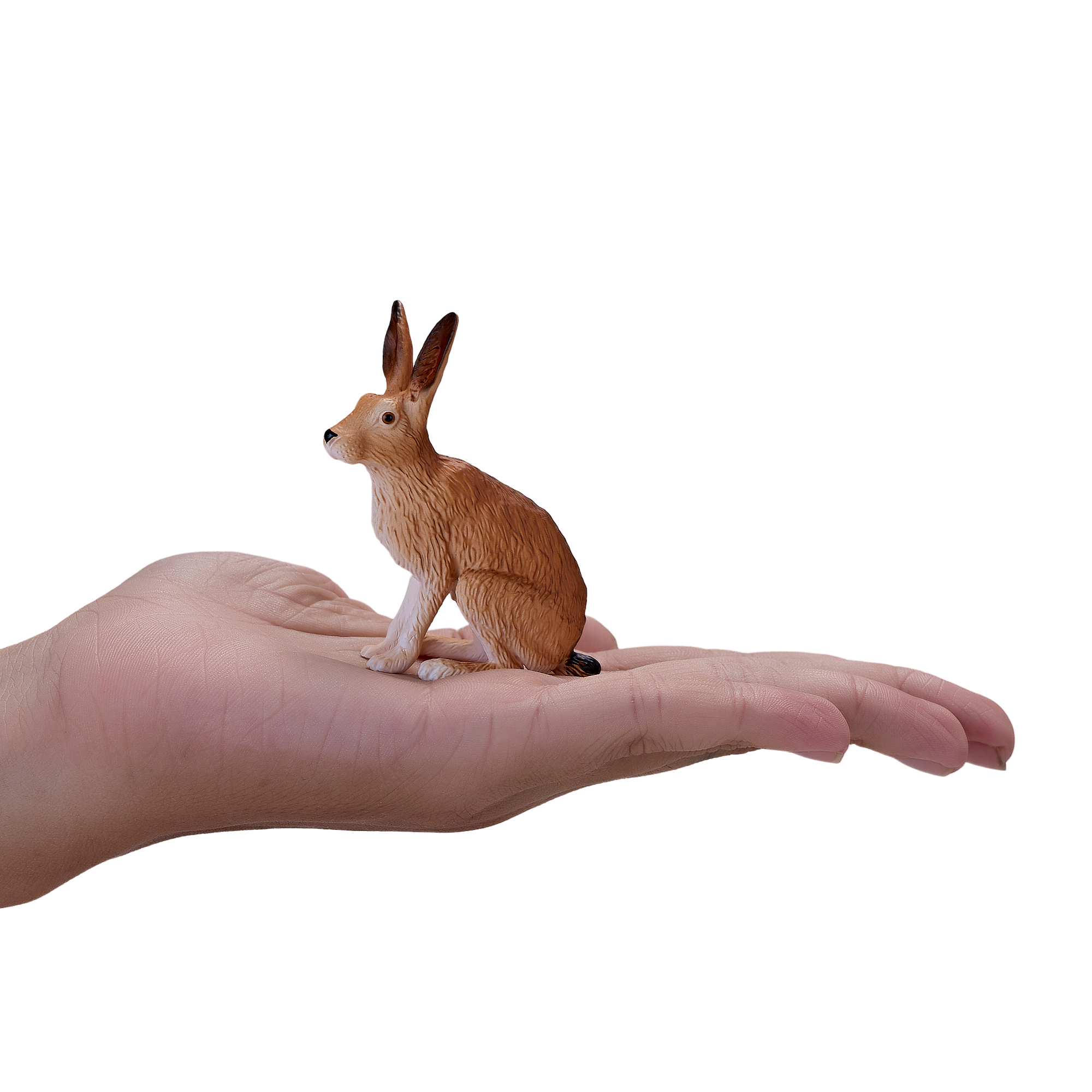 Hare Toy Figure Realistic Woodland Animal Model