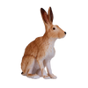 Hare Toy Figure Realistic Woodland Animal Model