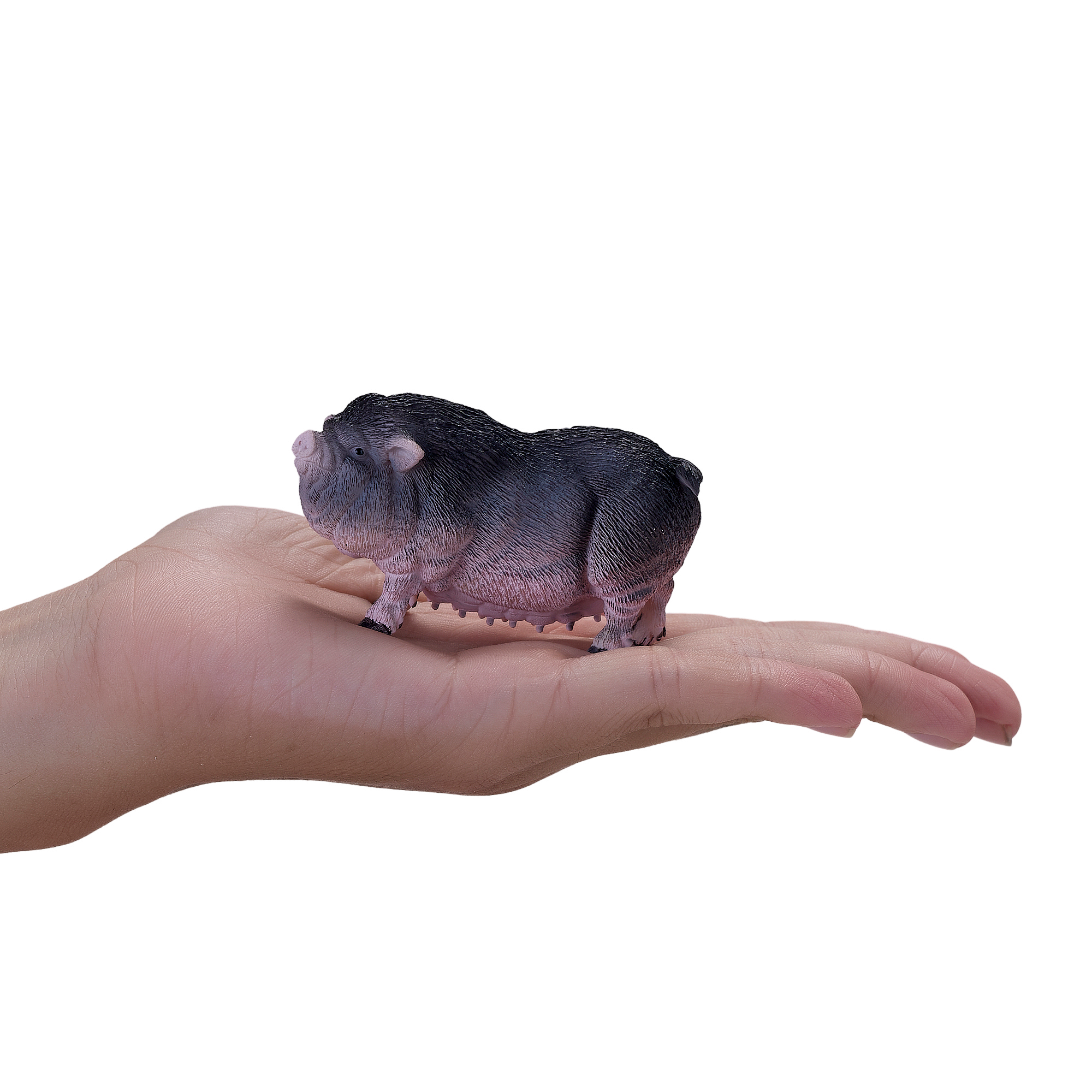 Pot-Bellied Pig Toy Realistic Farm Animal Figurine