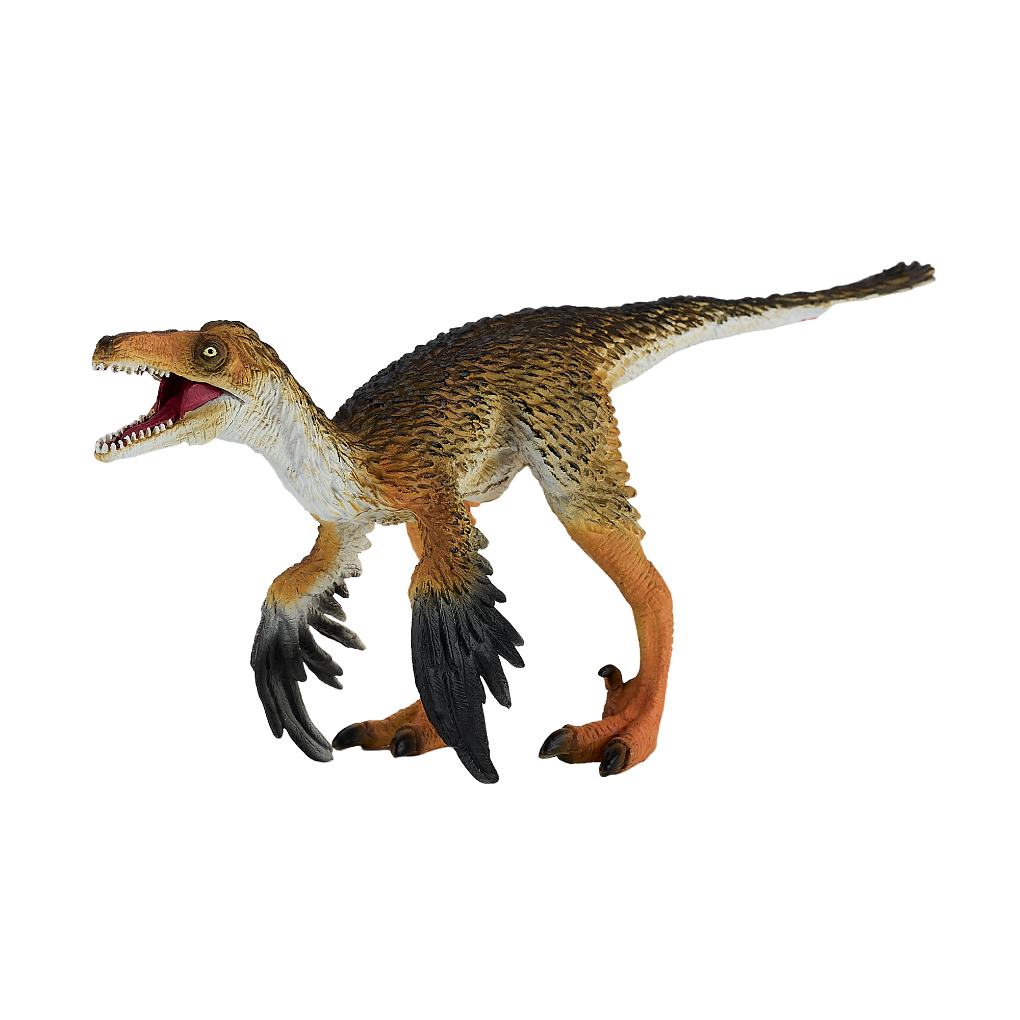 Troodon with Articulated Jaw Realistic Dinosaur Figure