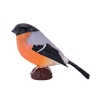 Bullfinch Bird Toy Realistic Wildlife Figurine