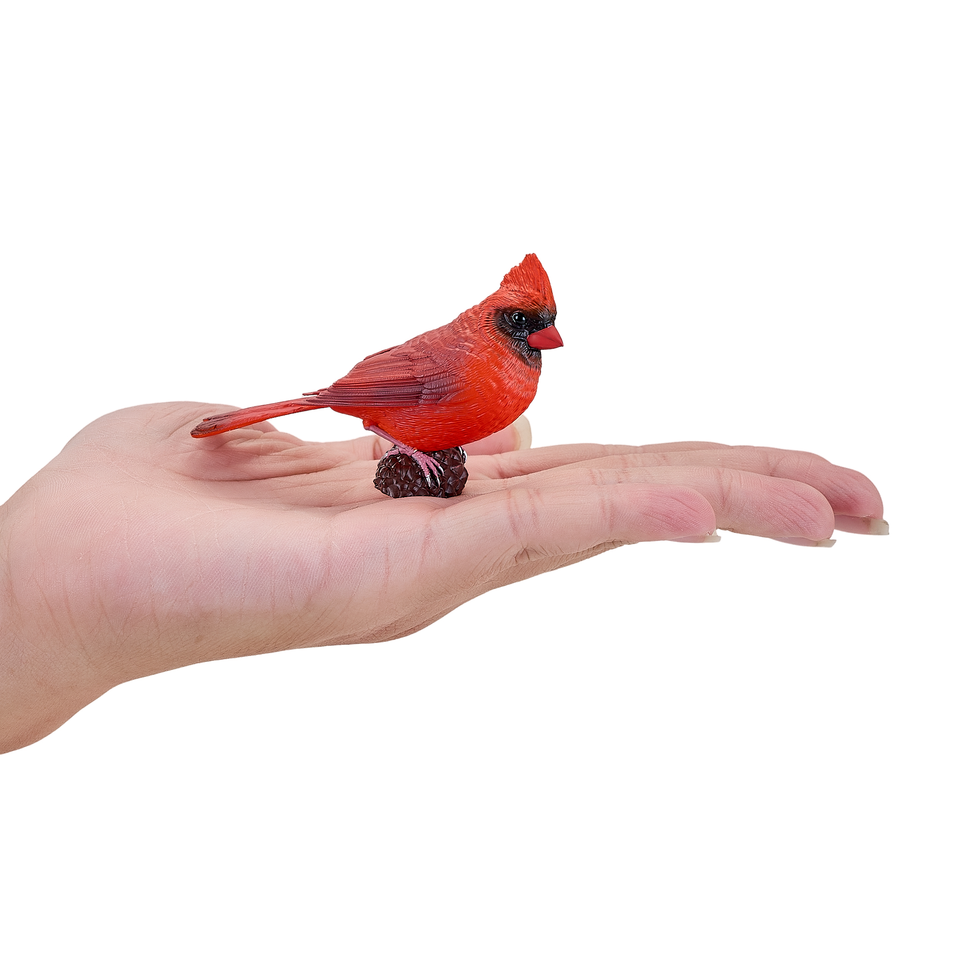 Red Cardinal Bird Toy Realistic Wildlife Model