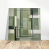 Sage Green Abstract Wall Art Print – Minimalist Geometric Poster, Modern Neutral Scandinavian Living Room Decor