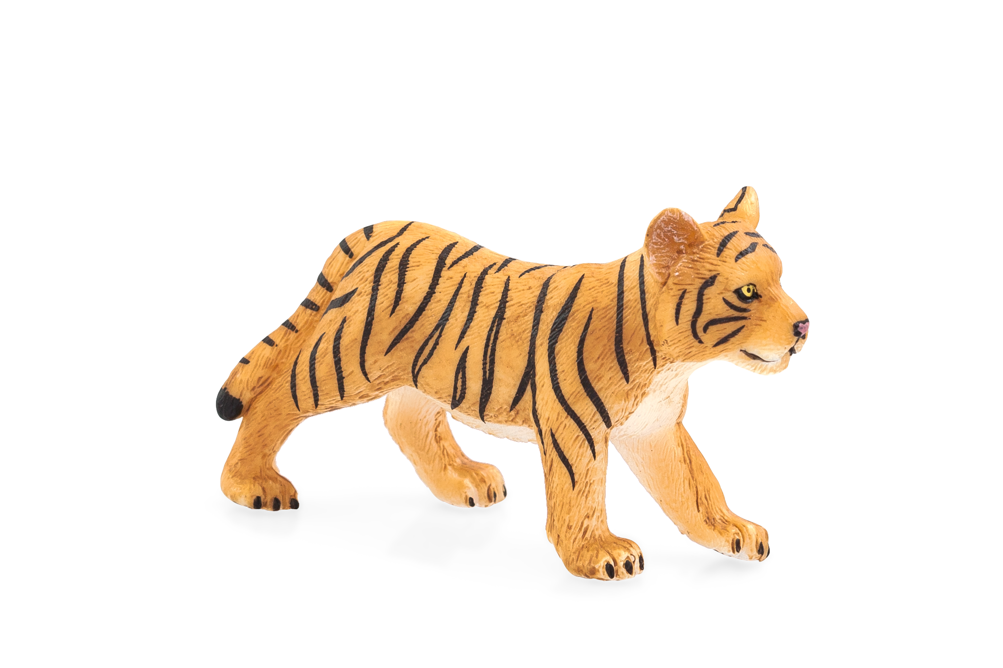 Tiger Cub Standing Toy Realistic Big Cat Figure