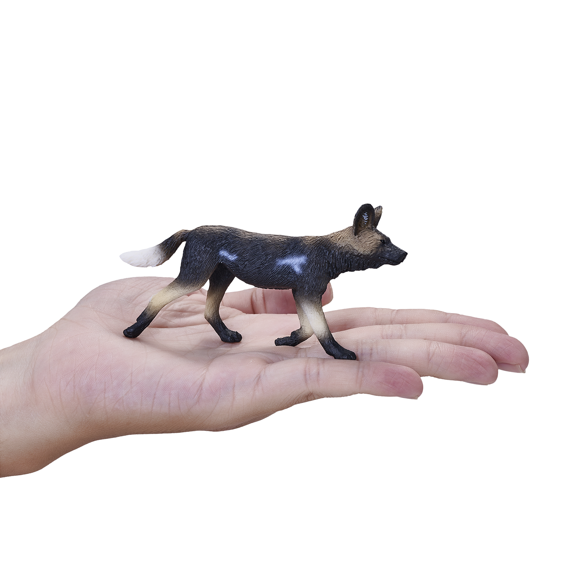 African Painted Dog Toy Realistic Wildlife Animal Model