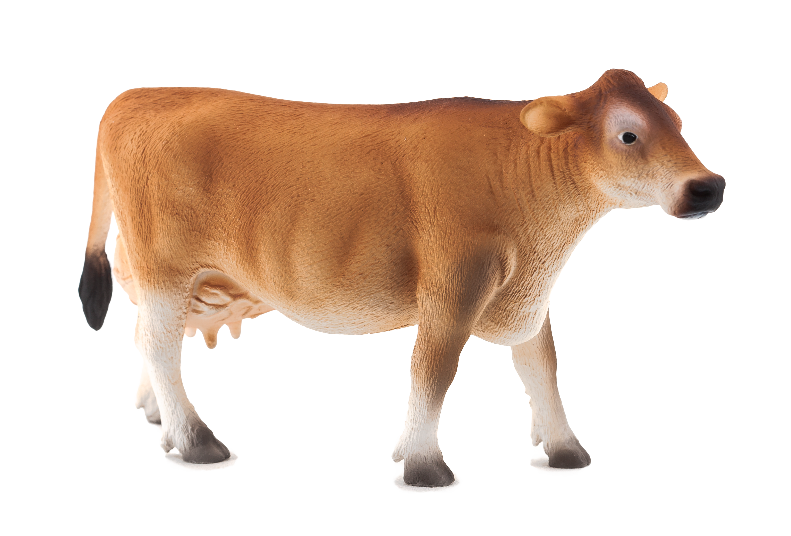 Jersey Cow Toy Realistic Farm Animal Figurine