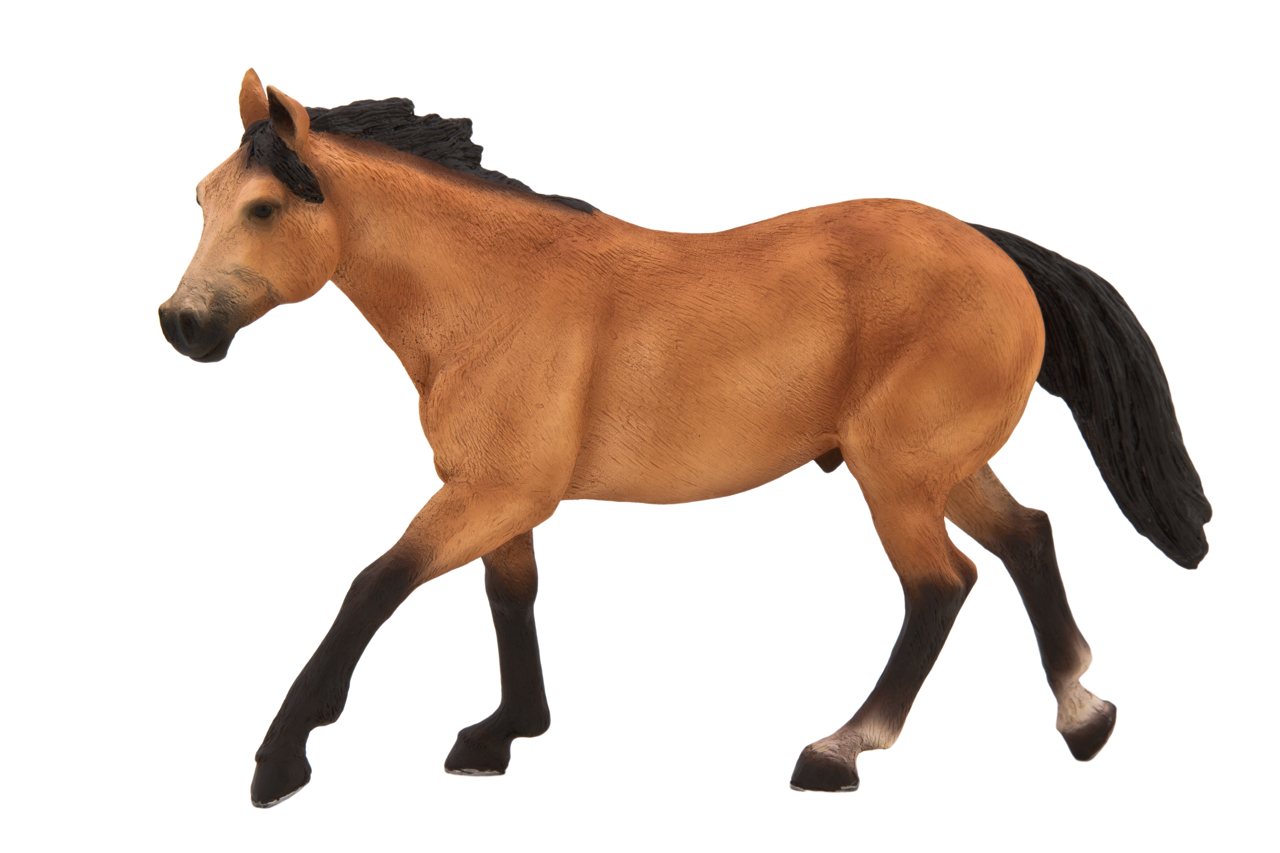 Quarter Horse Buckskin Toy Realistic Equestrian Figure