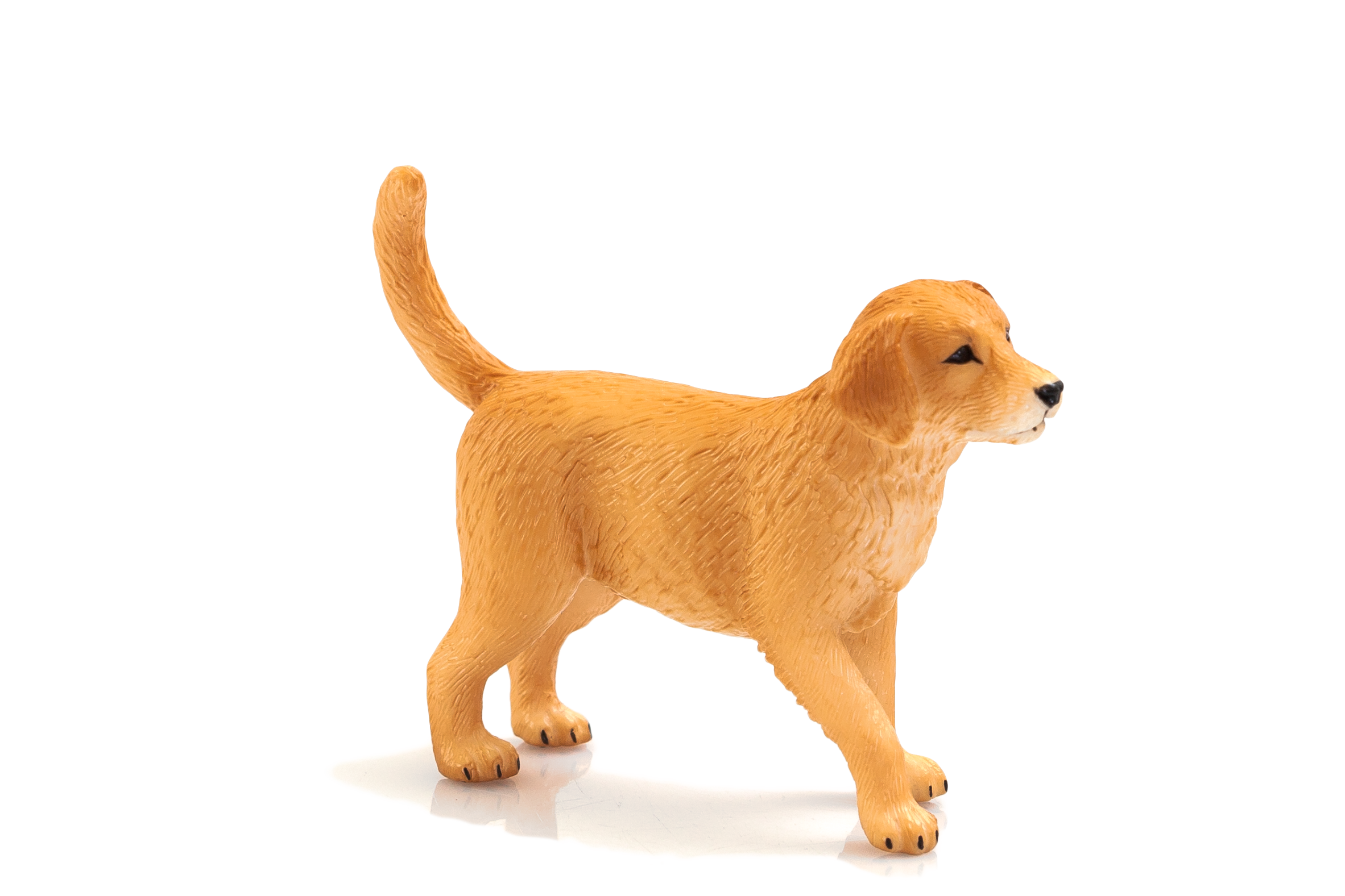 Golden Retriever Puppy Toy Realistic Pet Figurine