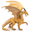 Golden Dragon Toy Fantasy Mythical Creature Figure