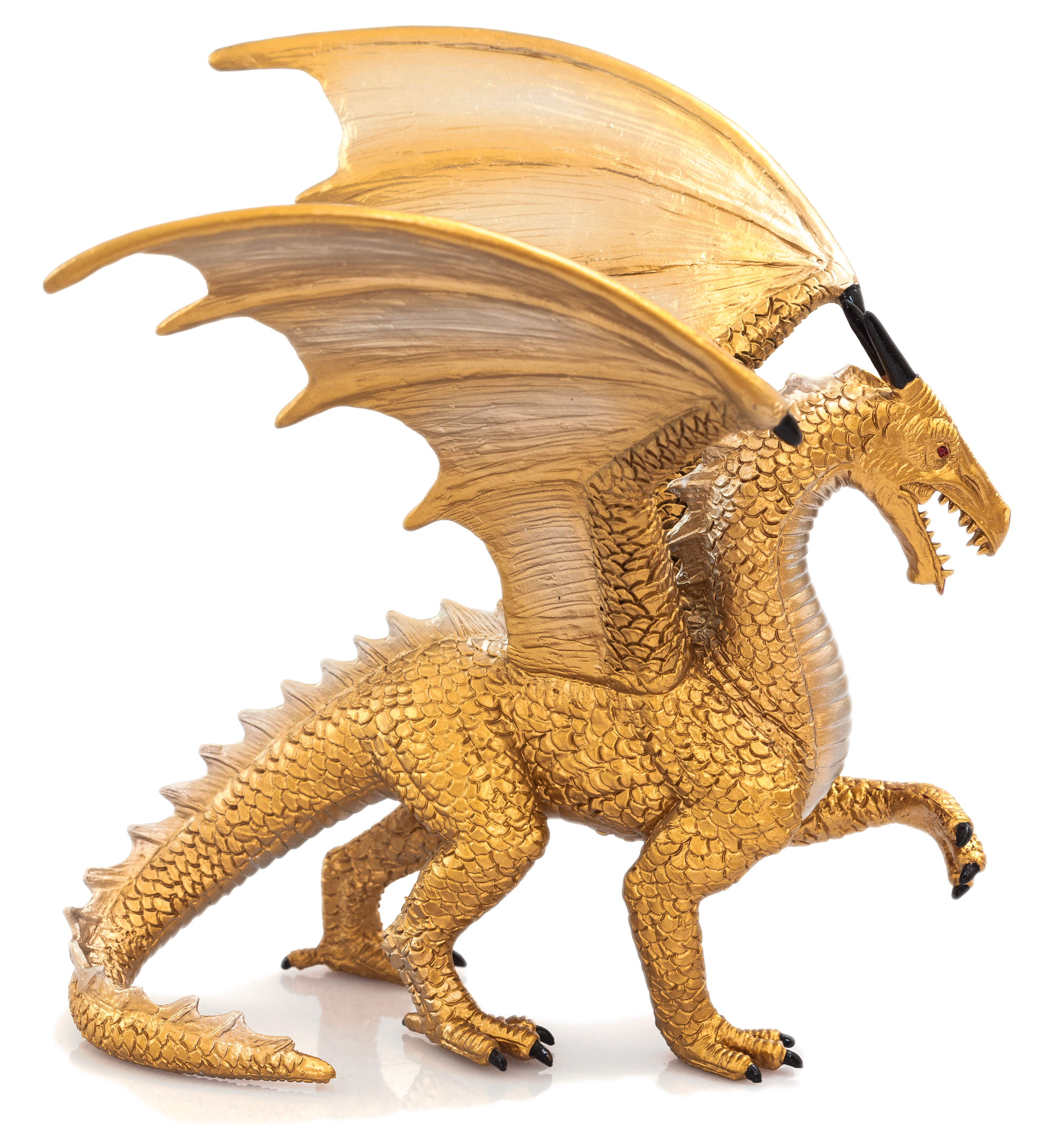Golden Dragon Toy Fantasy Mythical Creature Figure