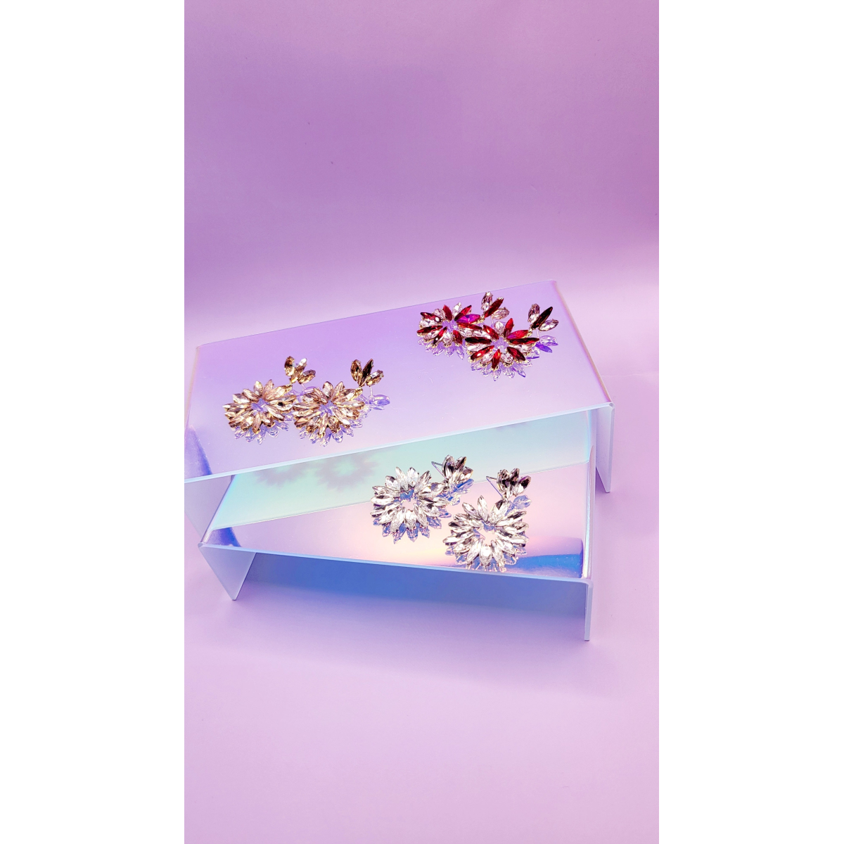 Princess Crystal Drop and Dangle Earrings