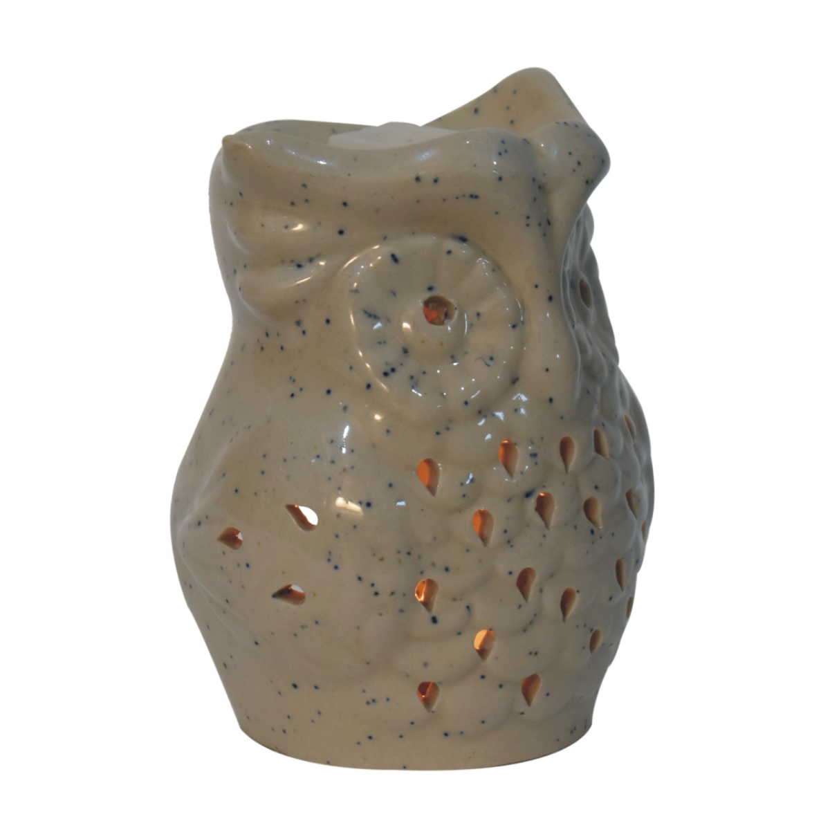 Artisan Furniture Owl Wax Melter Set (Fruit), Light Brown