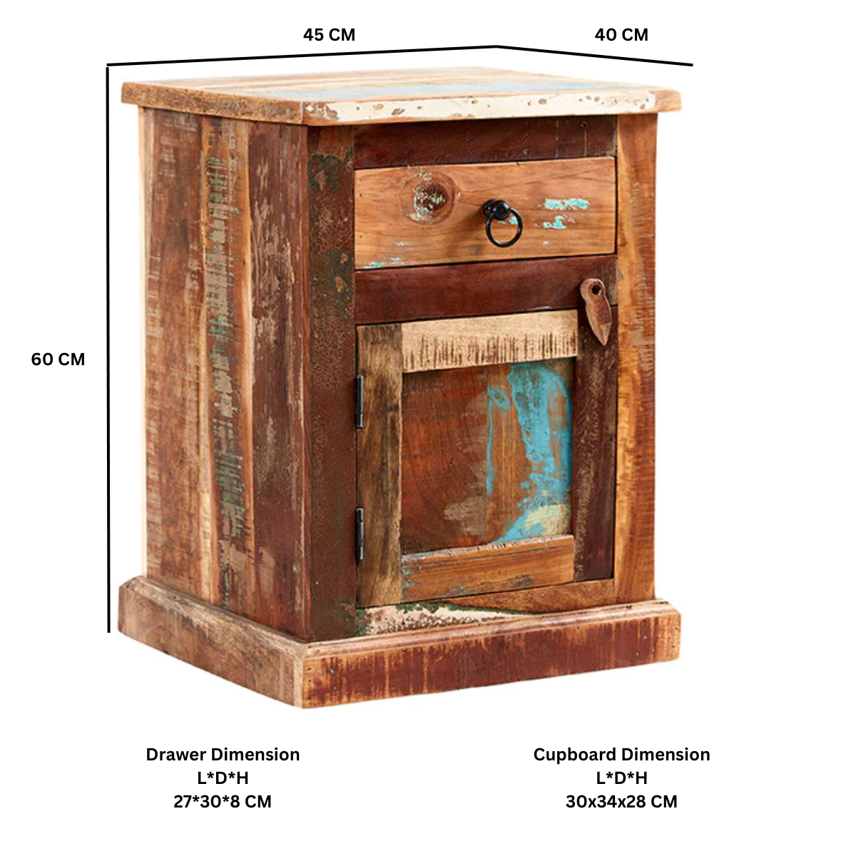 Coastal Bedside Table