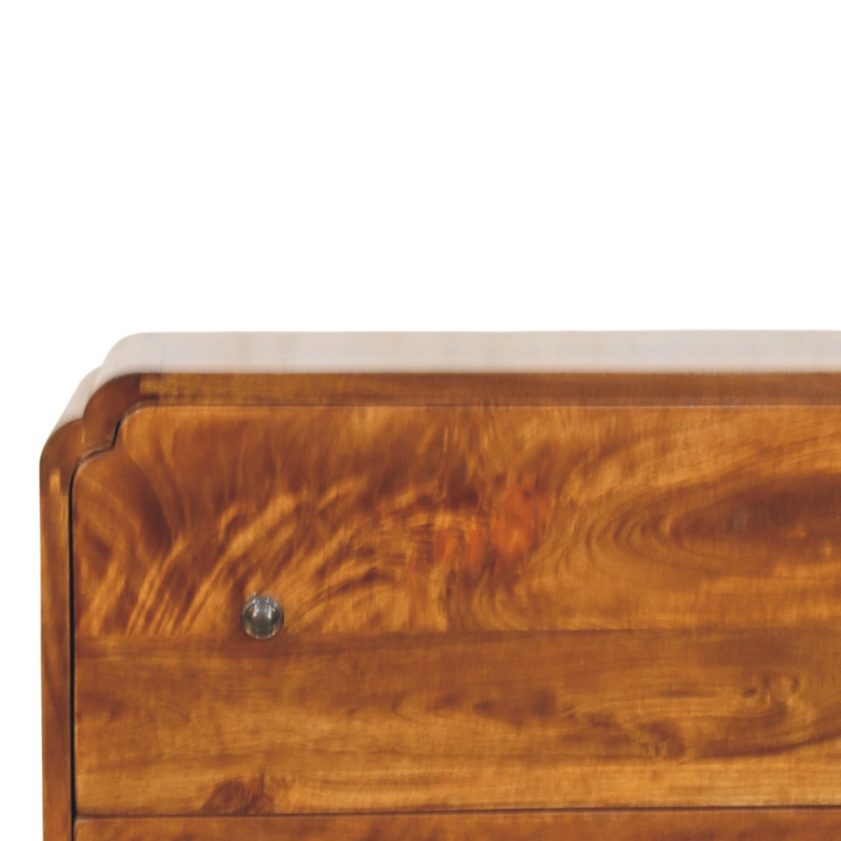 Artisan Furniture Solid Wood Newton Chestnut Chest, 3 Drawers, Dark Brown