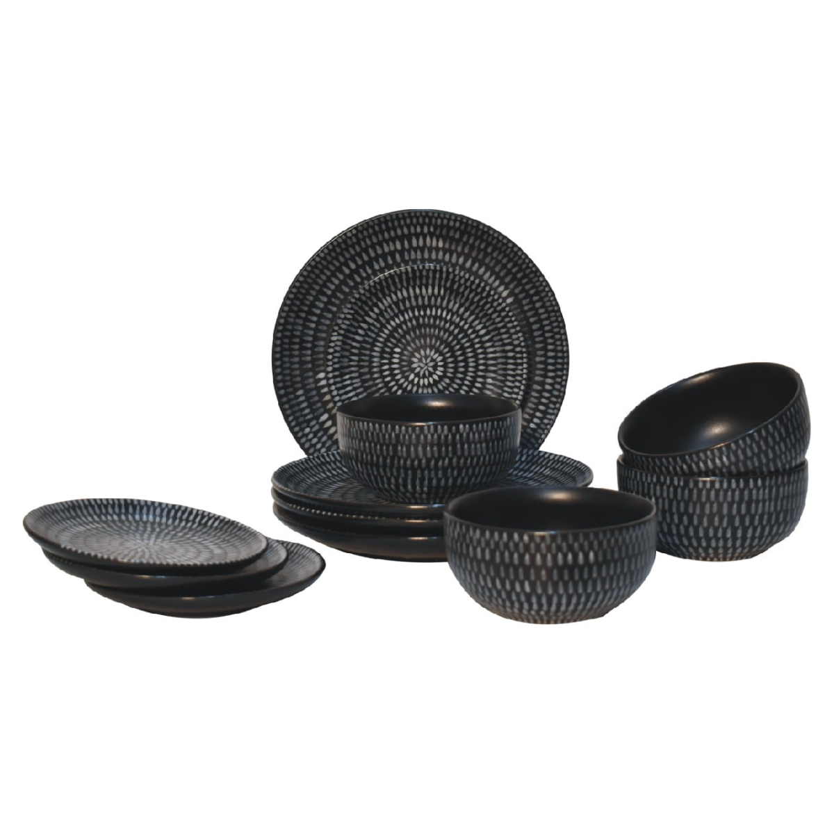 Artisan Furniture Kitchen Accessories - Marrisa Kitchen Set, Black & White