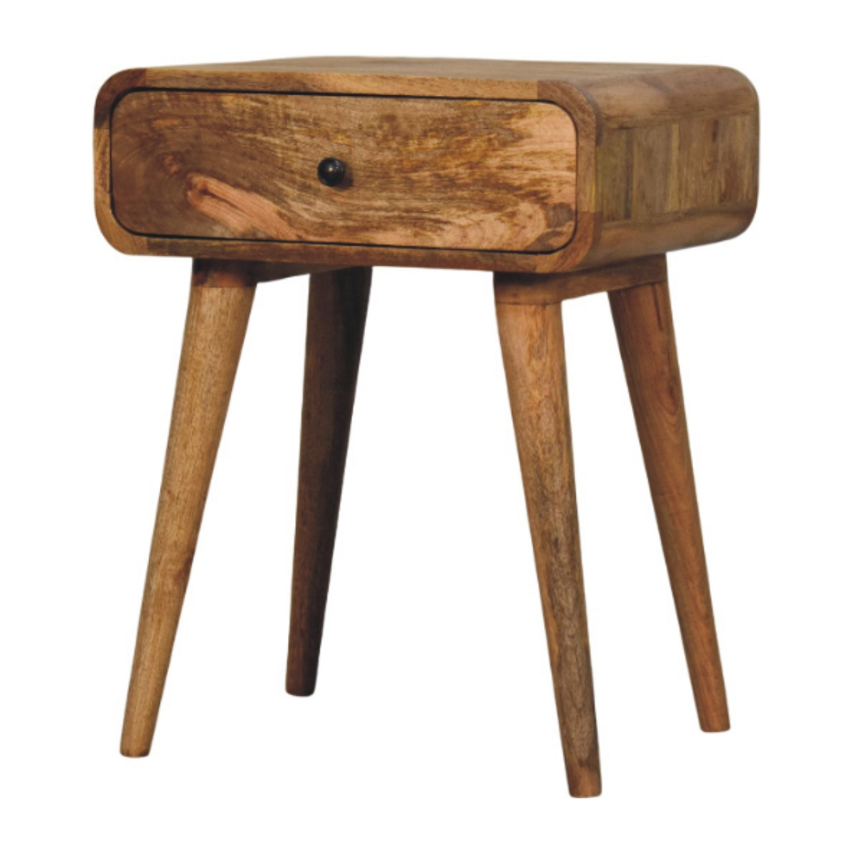 Artisan Furniture Solid Wood Avora Oak-ish Nightstand with 1 drawer