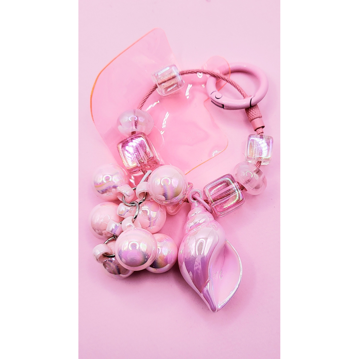 Shell Bubble Keyring, Phone Charm & Bag Accessory