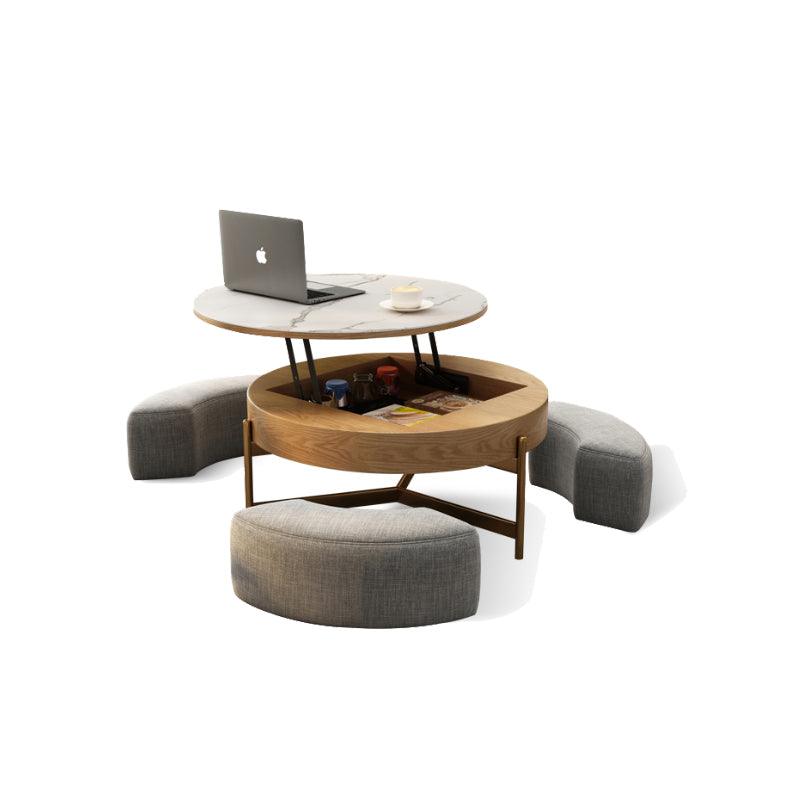 Josiah Round Lift-Top Coffee Table