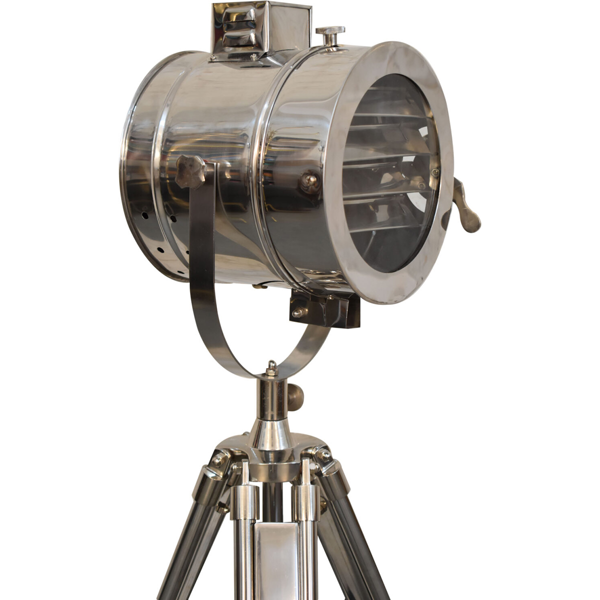 Artisan Furniture Chrome Tripod Spotlight Floor Lamp