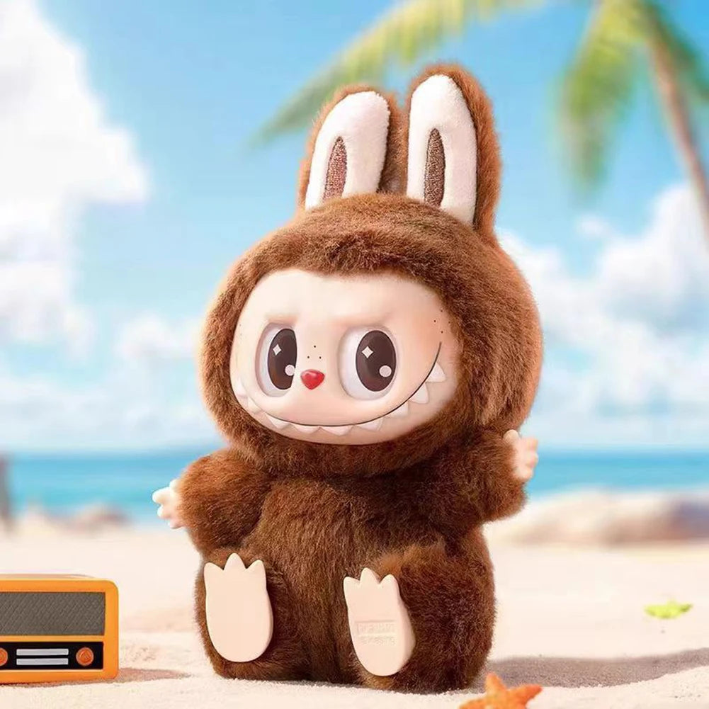 The Monsters Labubu Sit-Down Party Series Plush Pendant Doll Vinyl Face Doll Heart-Moving Macaron Doll Collection Decoration