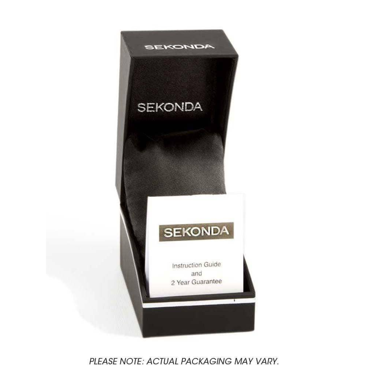 Sekonda Mens Fashion Dated White Dial with Stainless Steel Bracelet watch 1169