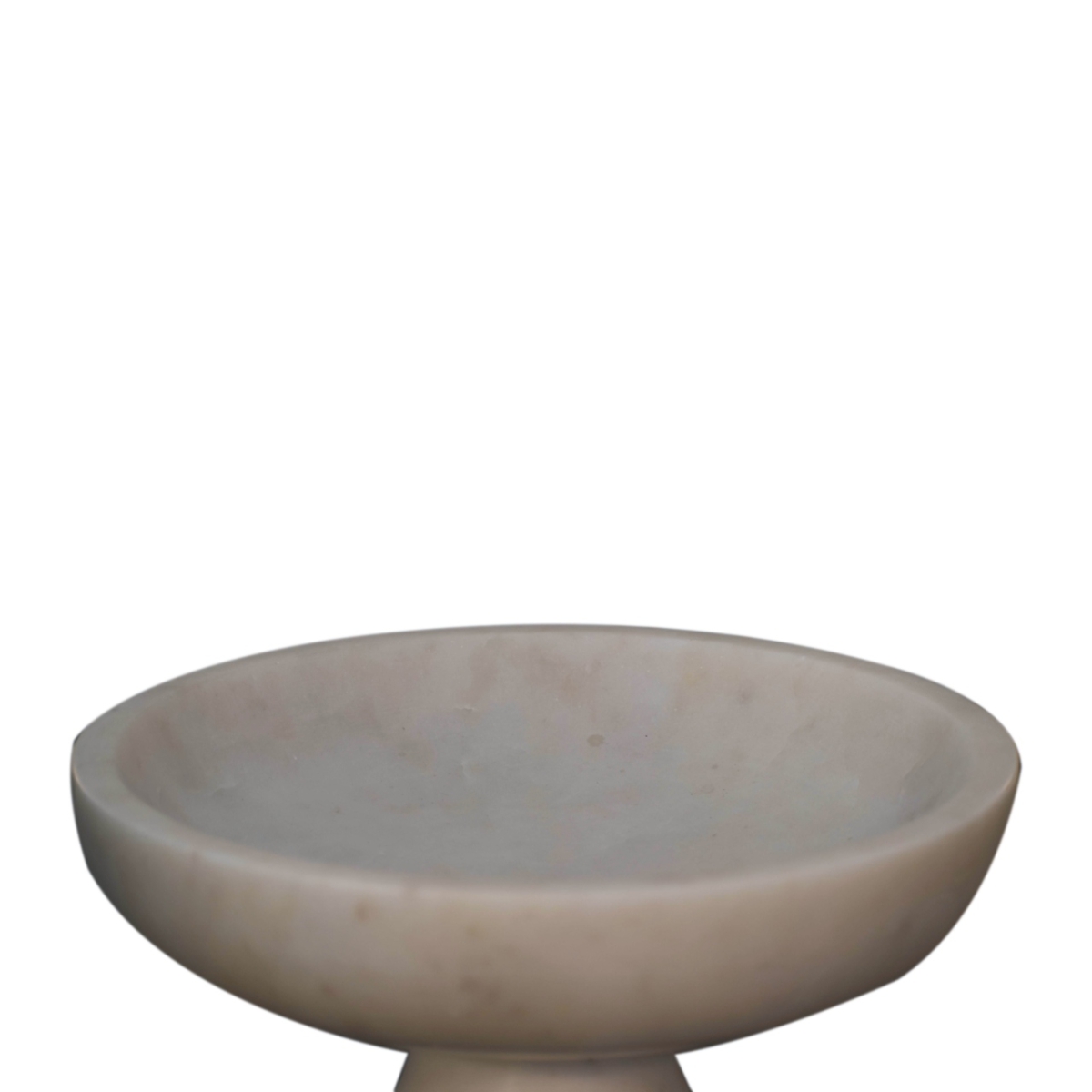 Artisan Furniture Serveware - White Marble Fruit Bowl