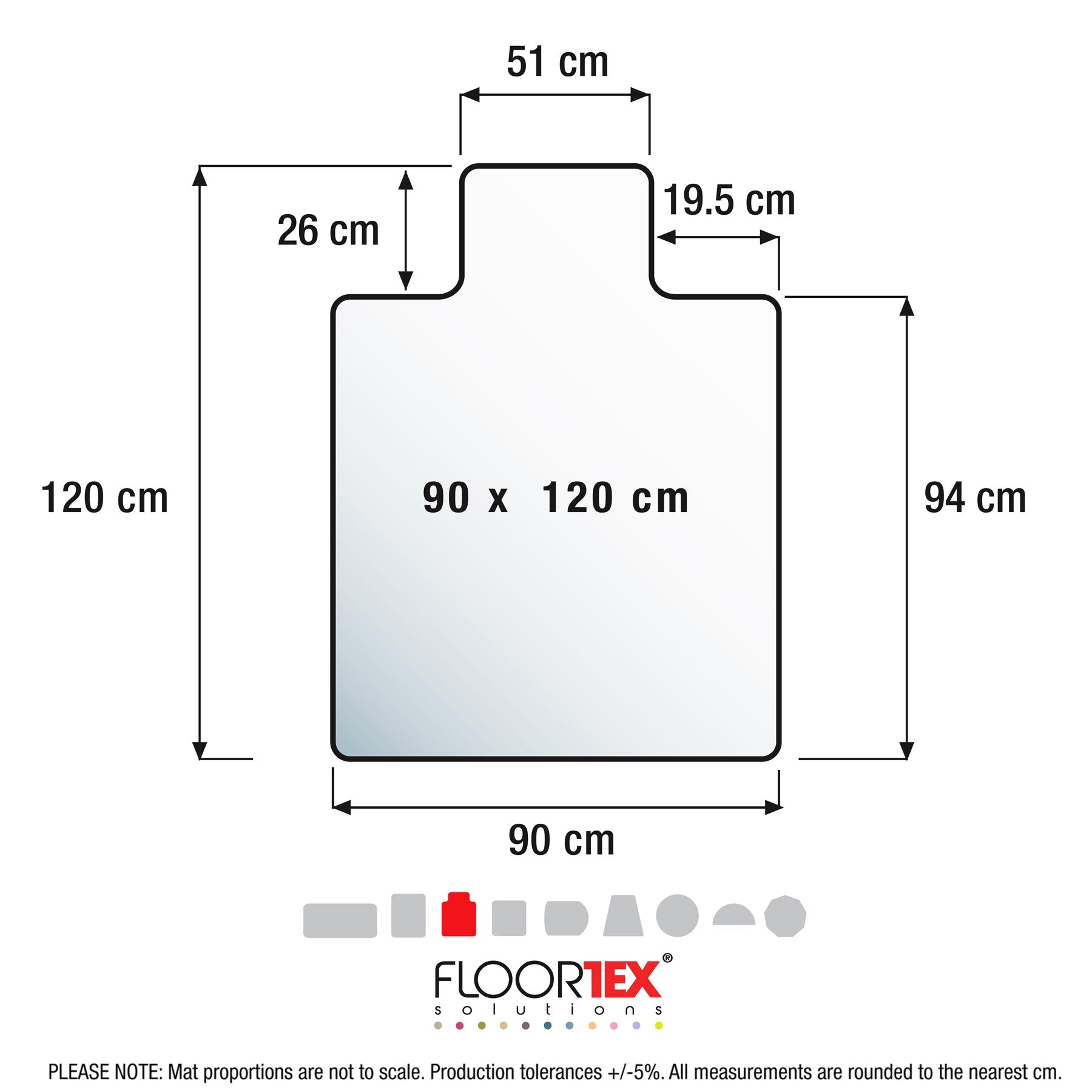 Advantagemat® PVC Lipped Chair Mat