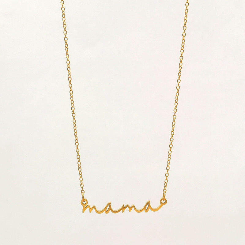 Stainless Steel Fashion European And American Style Necklace Jewelry Mother's Day Gift