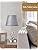 EDISHINE Bedside Lamps Set of 2, 3 Way Dimmable Touch Lamp with USB Charging, Table Lamps for Living Room, Bedroom, Grey Linen Shade, Spiral Cage Base (LED Bulbs Included)