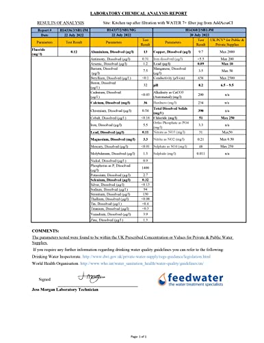AddAcsaCI Water 7+ Alkaline & Fluoride Water Filter JUG