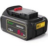 Waitley 18V 5.0A DCB184 Replacement Battery Compatible with Dewalt 18V Series Cordless Power Tools…