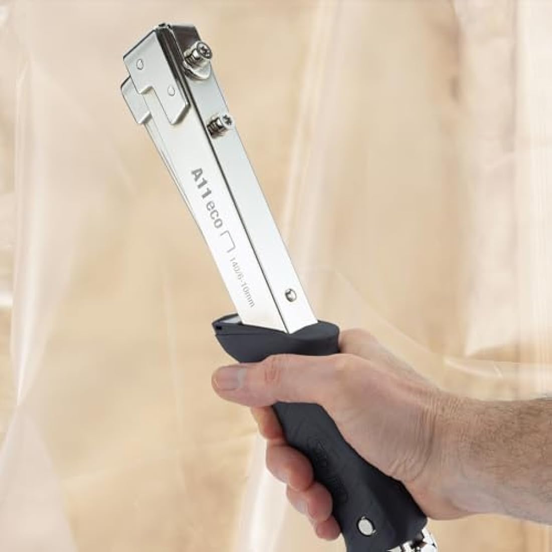 Tacwise 1778 A11 ECO Hammer Tacker with 60,000 140/8mm Staples, Uses Type 140/6-10 mm Staples