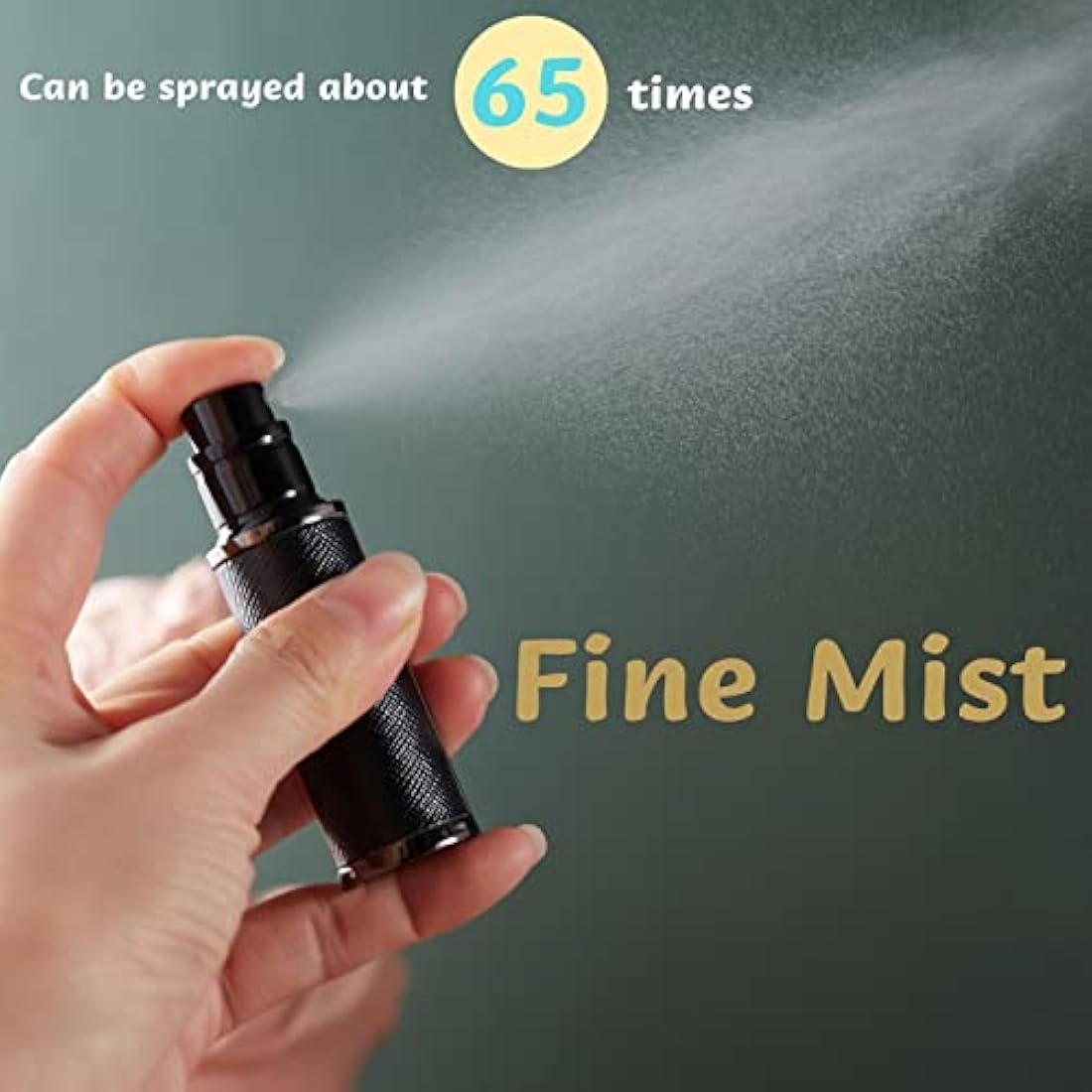 VVGAOGES Perfume Atomiser,Portable Refillable Empty Perfume Spray,Mini Perfume Bottles Empty for Travel 5 ml (YB-Pink)